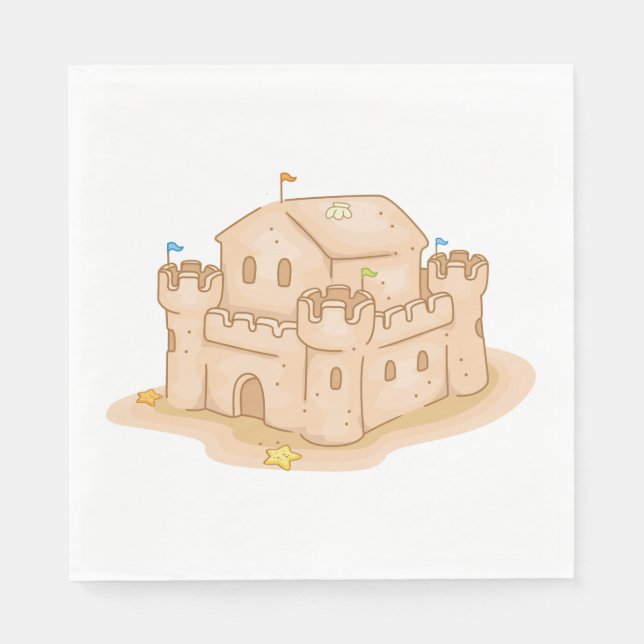 Sand Castle Napkins (Front)