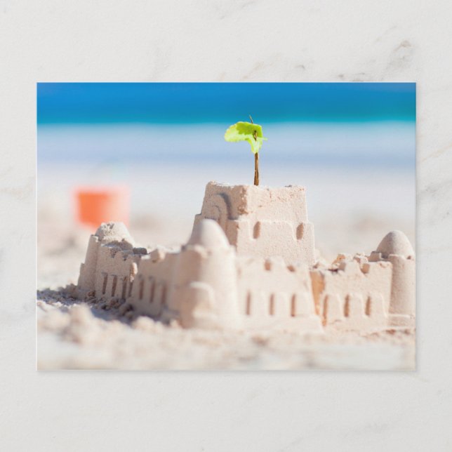 Sand castle postcard (Front)