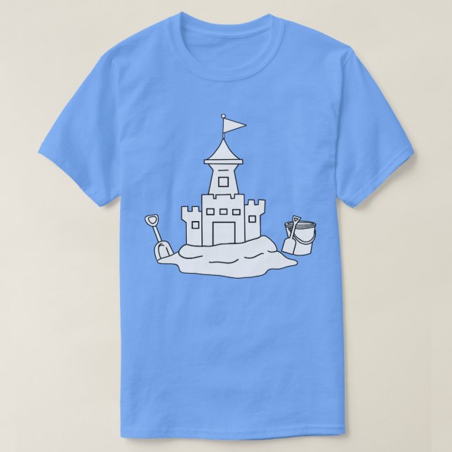 Sand castle TShirt (Design Front)