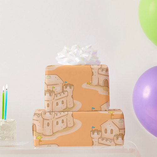 Sand Castle Wrapping Paper