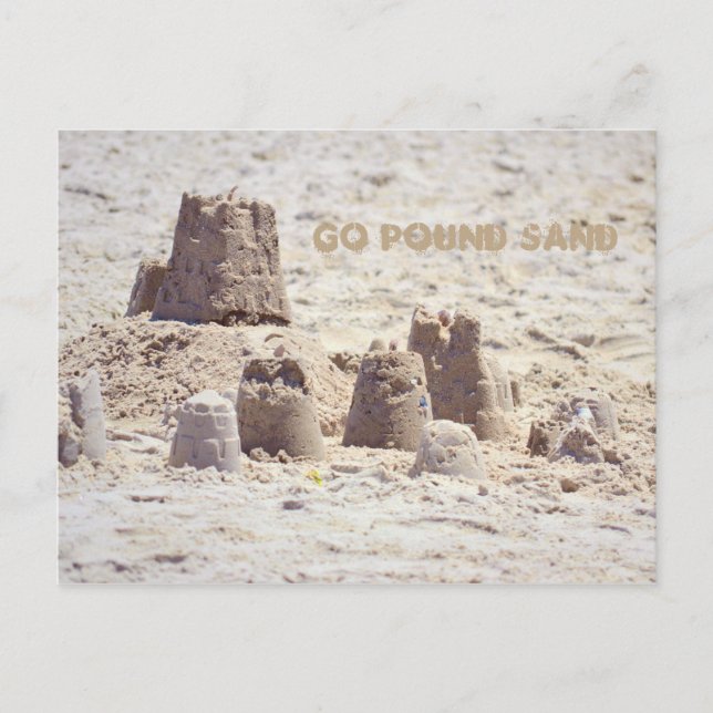 Sand Castles Post Card (Front)