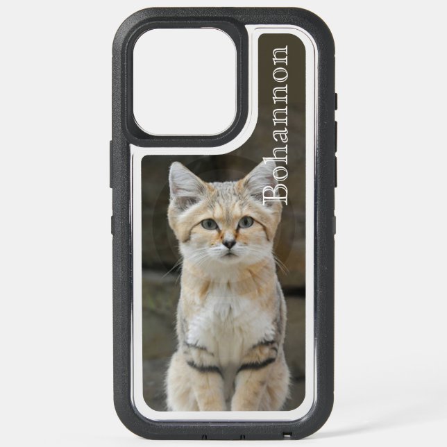 Sand Cat iPhone 15 Pro Max Case (Back)