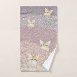 Sand Cats Hand Towel