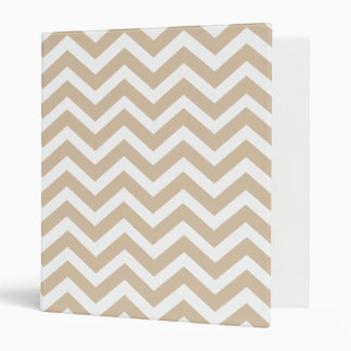 Sand Chevron Notebook binder