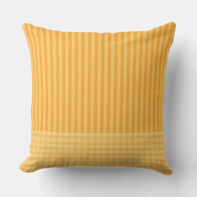 Sand color , sandy , yellowish tone throw pillow (Front)