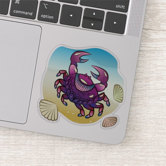 Sand Crab Sticker (Detail)