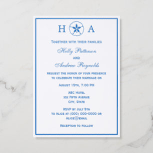 Sand Dollar #1 Letterpress Photo Cards
