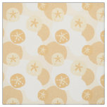 Sand Dollar Abstract Coastal Pattern Fabric