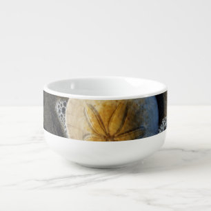 Sand Dollar and Surf Beach Photo Bowl