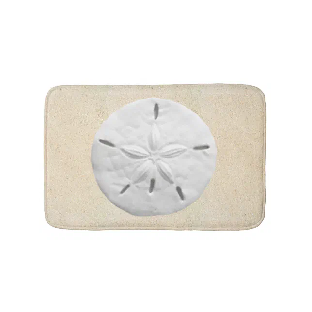 Sand Dollar Bath Mat Zazzle