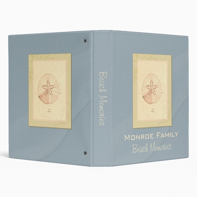 Sand Dollar Beach Binder - 1" (Background)