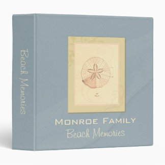 Sand Dollar Beach Binder - 1.5"