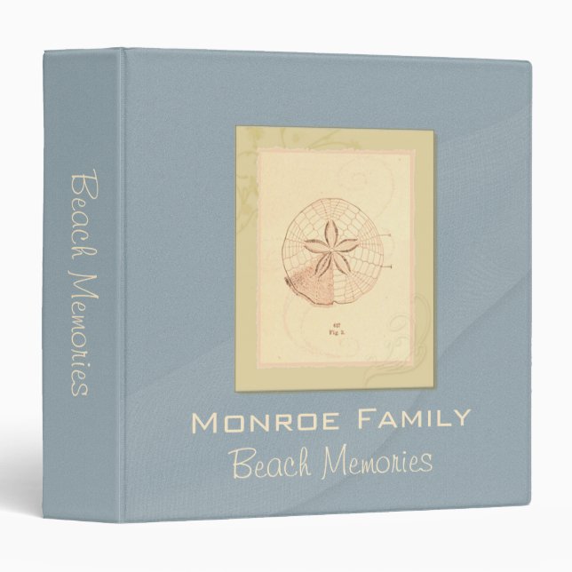 Sand Dollar Beach Binder - 1.5" (Front/Spine)