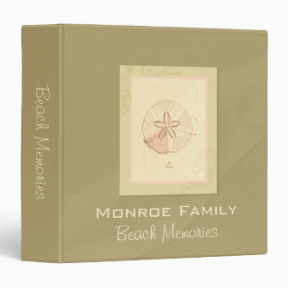 Sand Dollar Beach Binder - 1.5" (dk Sand)