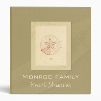 Sand Dollar Beach Binder - 1" (dk Sand)