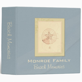 Sand Dollar Beach Binder - 2"