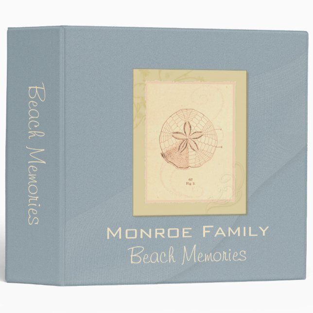 Sand Dollar Beach Binder - 2" (Front/Spine)