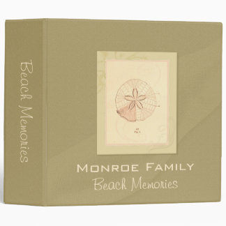 Sand Dollar Beach Binder - 2" (dk Sand)