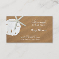 Sand Dollar Beach Sand Occupation Business Card