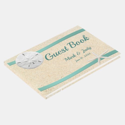 Sand Dollar Beach Wedding Guestbook