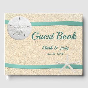 Sand Dollar Beach Wedding Guestbook