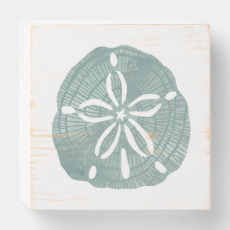 Sand Dollar - Birch Wood Wall or Table Art Wooden Box Sign