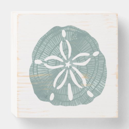 Sand Dollar _ Birch Wood Wall or Table Art Wooden Box Sign