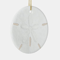 Sand Dollar Ornaments 4 Natural Sand Dollars 3 with Purple Ribbon