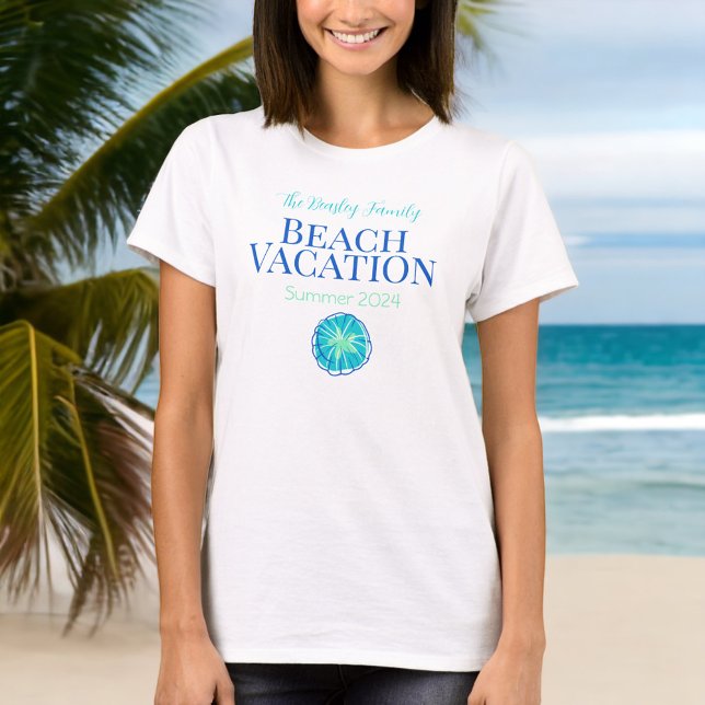 Sand Dollar Custom Beach Cruise Reunion Vacation T-Shirt (Creator Uploaded)