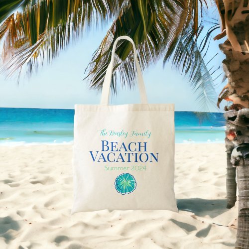 Sand Dollar Custom Beach Cruise Reunion Vacation Tote Bag