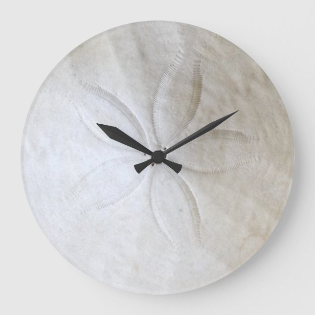 Sand Dollar Delight Round Clock (Front)