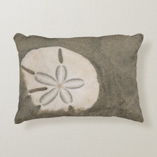Sand dollar Echinarachnius parma Decorative Pillow