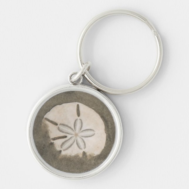 Sand dollar (Echinarachnius parma) Keychain (Front)