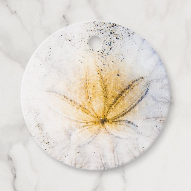 Sand Dollar Favor/Gift Tags (Front)