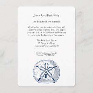 Sand Dollar Invitation