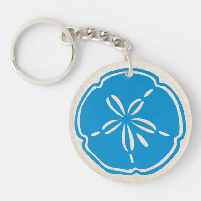 Sand Dollar Keychain - Customize Back (Front)