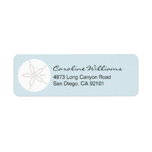 Sand Dollar Label