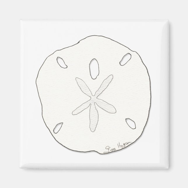Sand Dollar Magnet (Front)