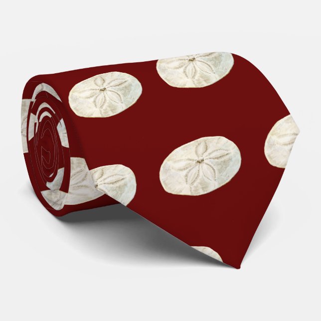 Sand Dollar Neck Tie (Rolled)