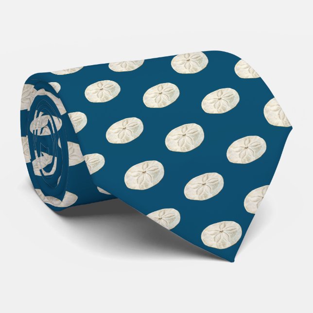 Sand Dollar Neck Tie (Rolled)