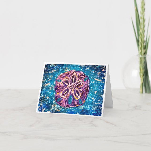 Sand Dollar Note Card (Front)