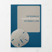 Sand dollar, Ocean Blue Beach Wedding