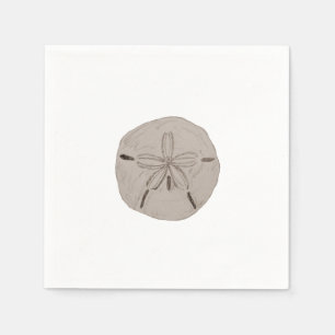 Sand Dollar Painting Beach Accessories Napkins