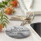 Sand Dollar Personalized Key Ring Wedding Favor