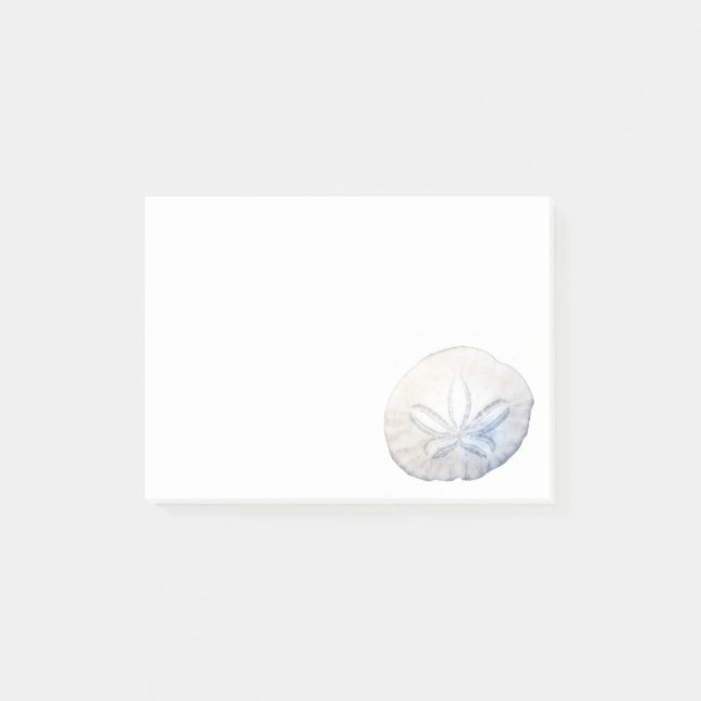 Sand Dollar Photo 4x3 Notes Stationery (Front)