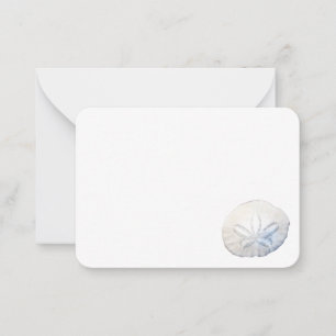 Sand Dollar Photo Flat Note Cards