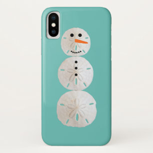 Sand Dollar Snowman iPhone X Case