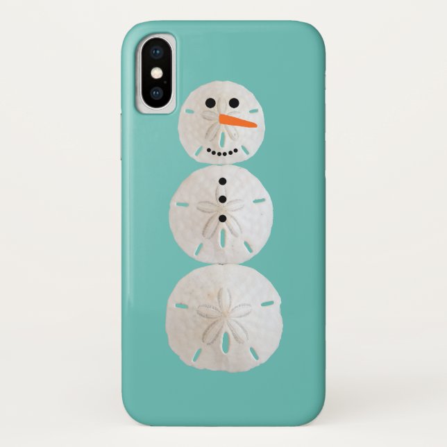 Sand Dollar Snowman Case-Mate iPhone Case (Back)