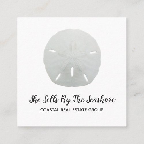 Sand Dollar Square Business Card