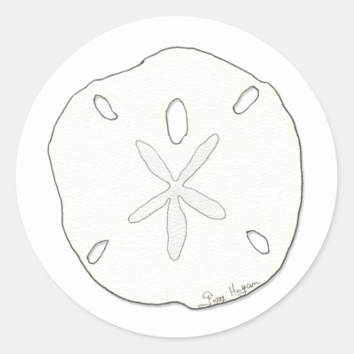 Sand Dollar Sticker